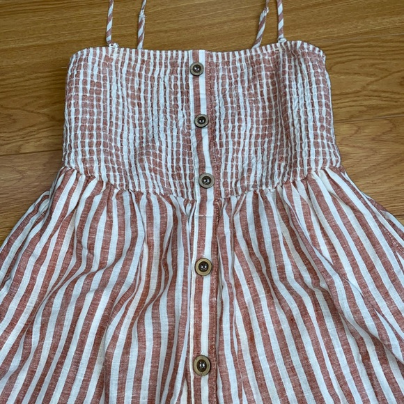 Garage pink striped dress - Picture 2 of 5